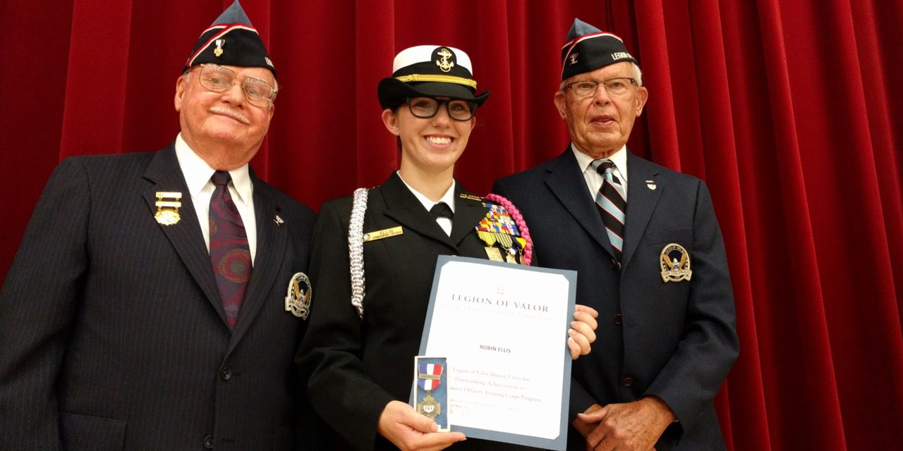 NJROTC Cadet Earns Legion of Valor Award for Achievement