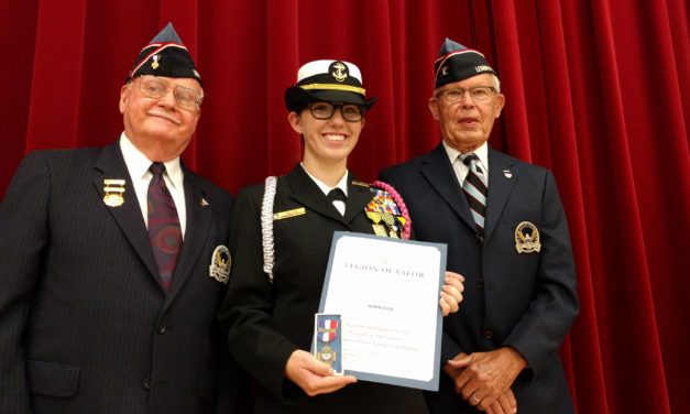 NJROTC Cadet Earns Legion of Valor Award for Achievement