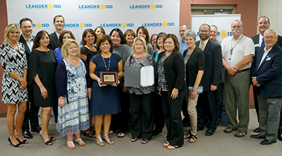 Business Services Staff Recognized at Board Meeting