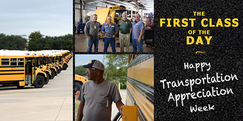 District celebrates Transportation employees, Oct. 17-21