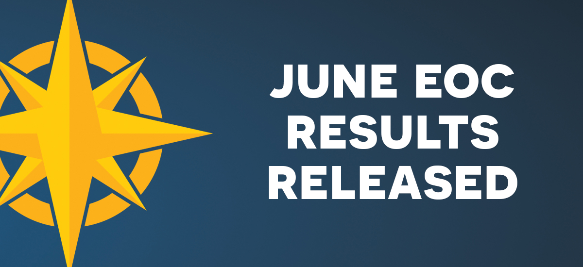 June EOC results released