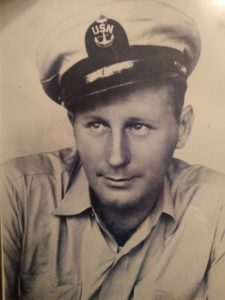 Vincent Mcgrath, U.S. Navy Chief Warrant Officer IV, grandfather to Christine Mauer and great grandfather to Neil Mauers, a 5th-grader at Reagan Elementary.