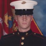 Bryan Mitchell, U.S. Marine Corps lance corporal, husband to Ana Mitchell, who says: "Thanks for serving our country and extending your dedication to your family, friends and community. We love you!"