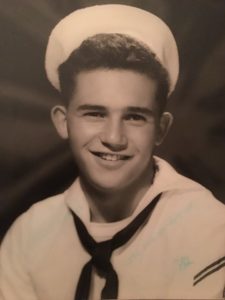 Phil Kraus, father to Shannon Darby, Submarine Sonar Tech 2nd Class, U.S. Navy.