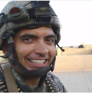 Miguel Angel Baez III, U.S. Army. Spouse of Elena Baez. Elena says, "He is my hero, and I am so honored and proud ot be a part of the military as a spouse supporting her husband."