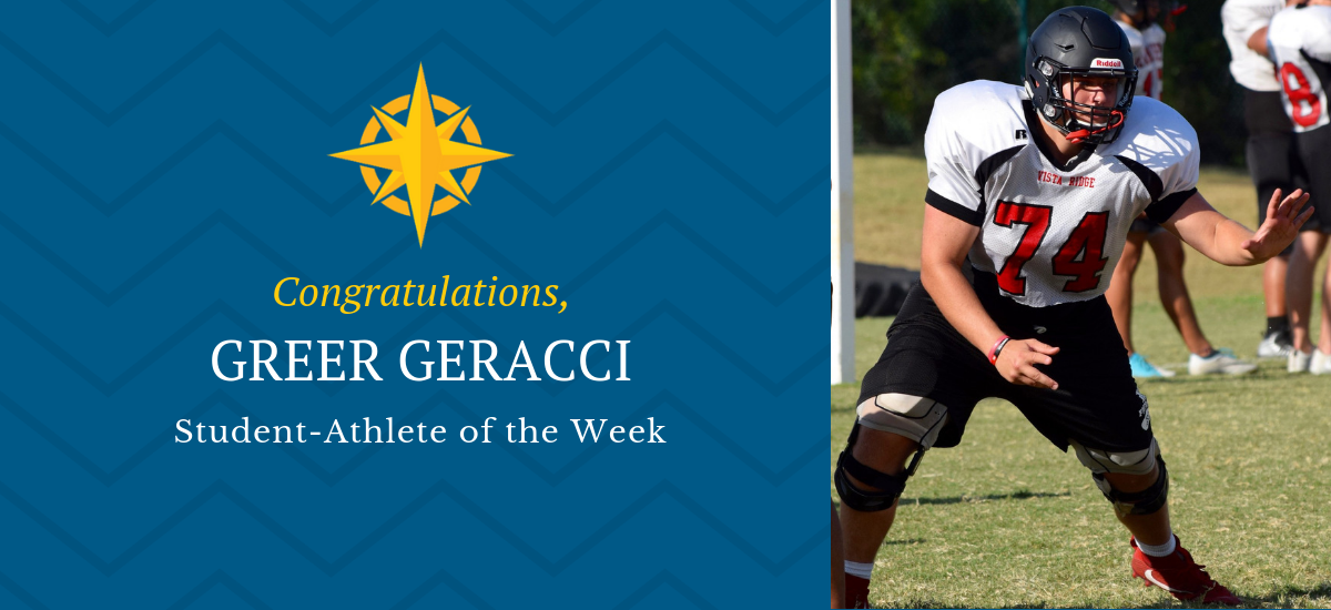 Student-Athlete of the Week: Sept. 10, 2018