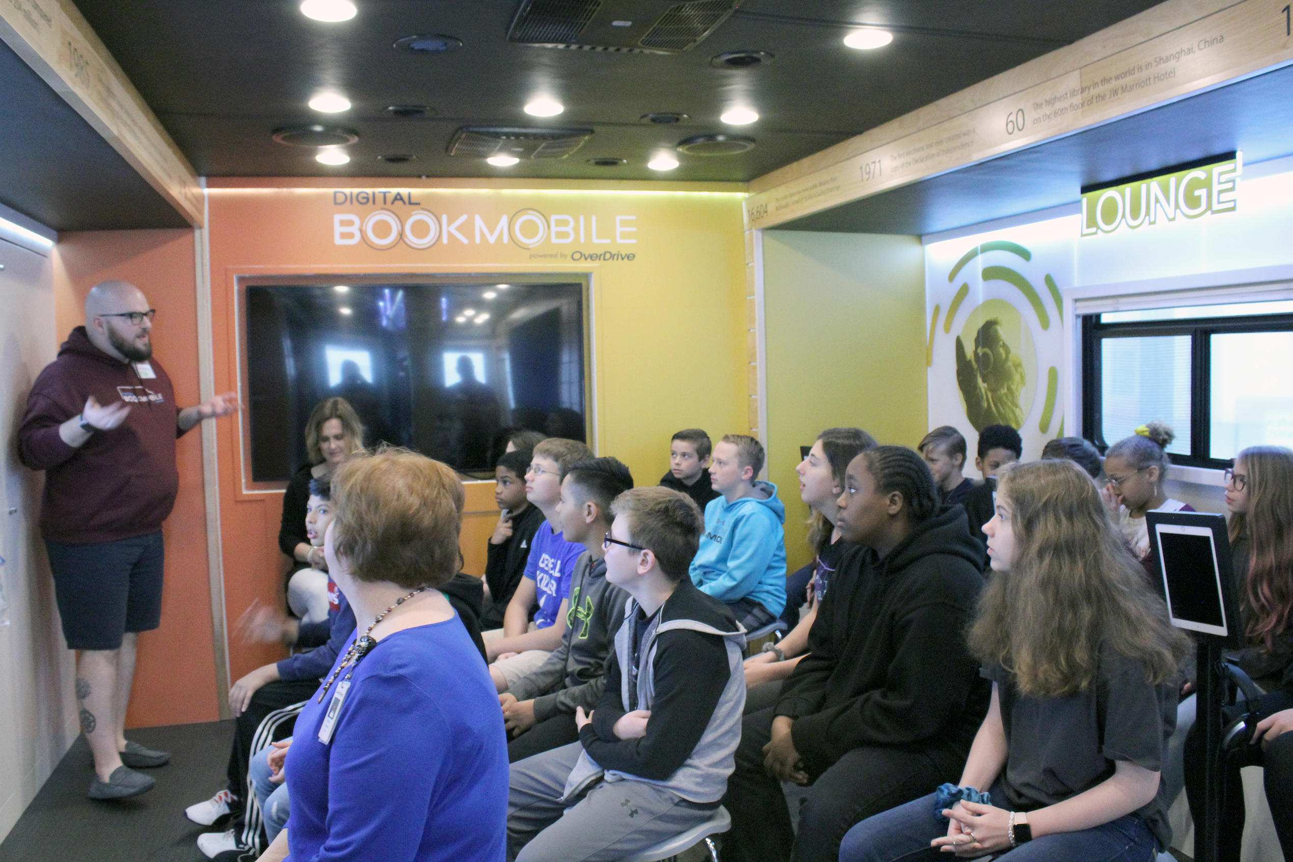 Middle School students learn on the road