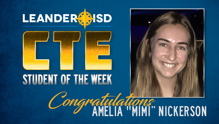 CTE Student of the Week: Oct. 1, 2019