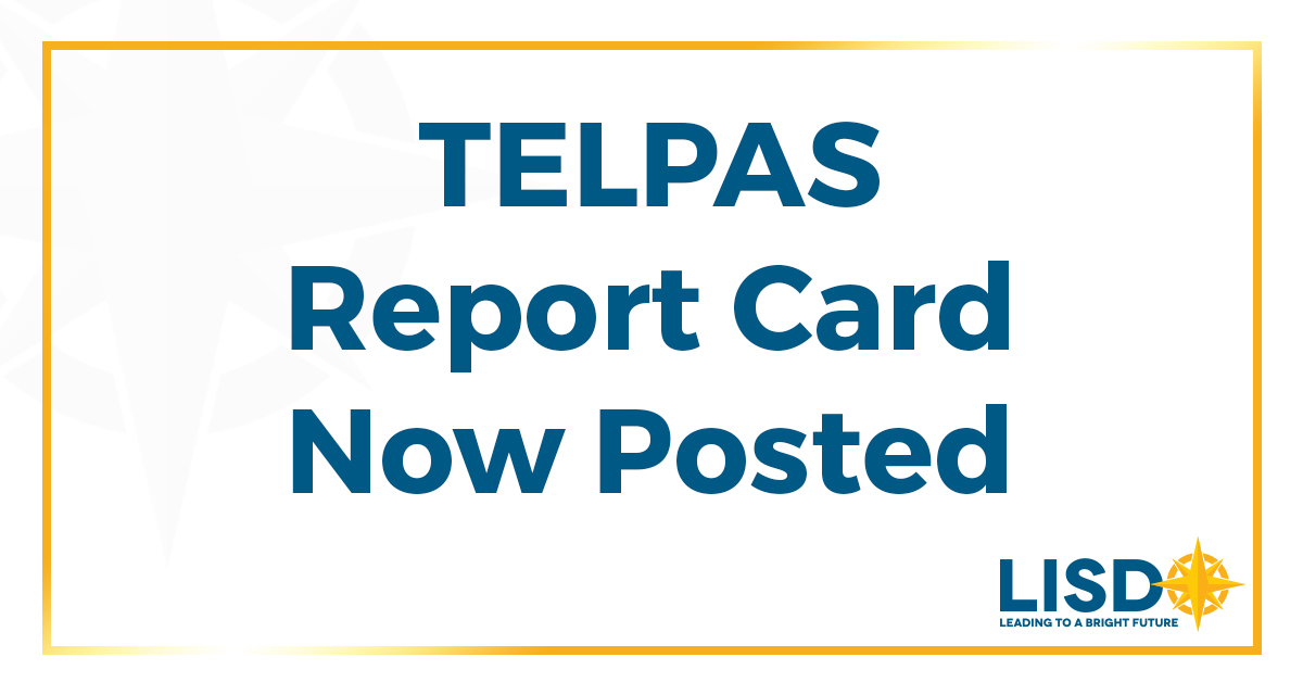 TELPAS Report Card now posted