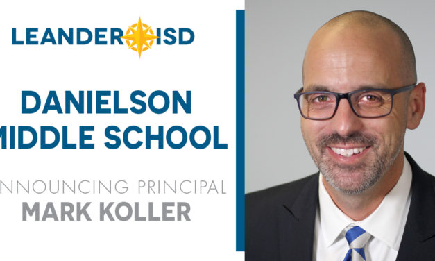 Announcing Mark Koller as new Danielson Middle School Principal