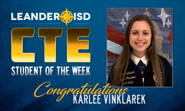 CTE Student of the Week: Jan. 7, 2020