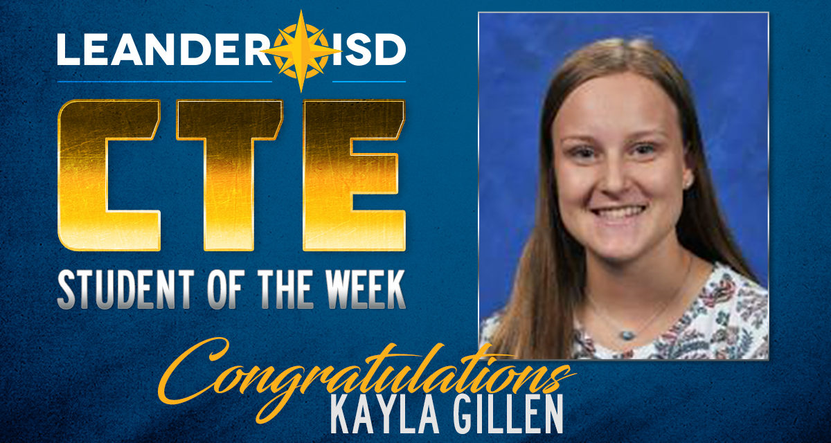 CTE Student of the Week: Dec. 10, 2019