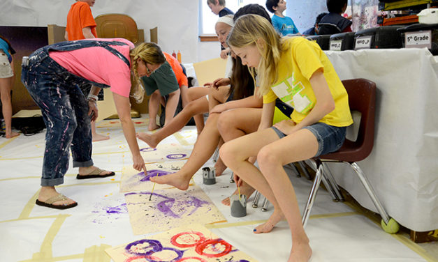 Laura Welch Bush ES: Creativity through process art