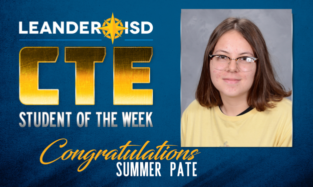 CTE Student of the Week: Jan. 14, 2020
