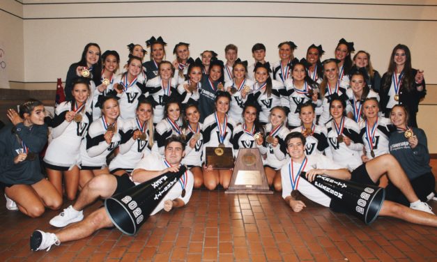 Vandegrift HS Cheer takes 3rd place at UIL 6A State Competition