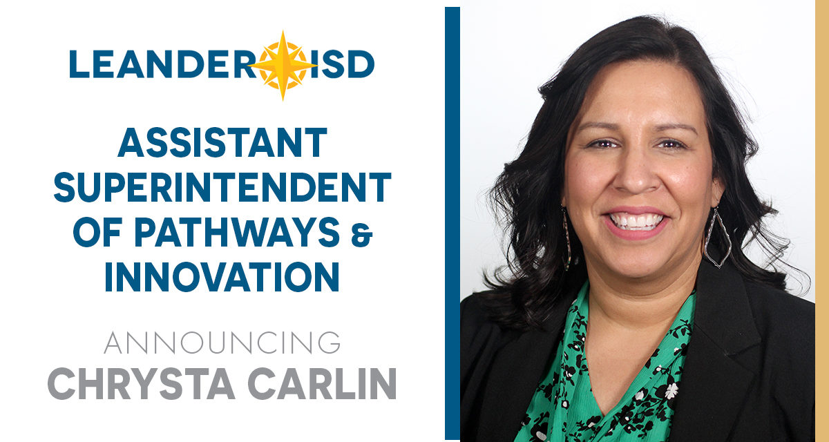 Chrysta Carlin announced as Assistant Superintendent of Pathways & Innovation