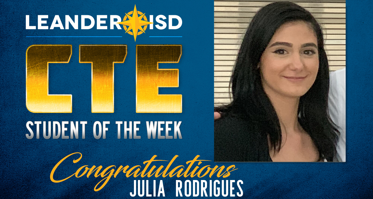 CTE Student of the Week: Feb. 18, 2020