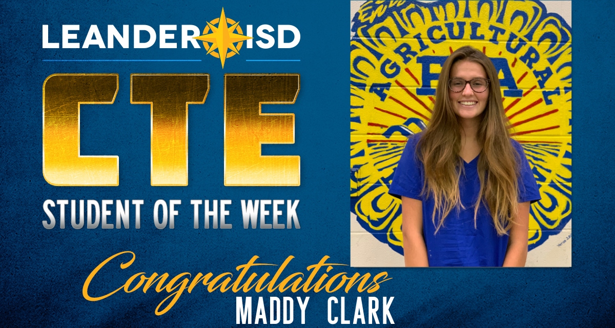 CTE Student of the Week: Feb. 25, 2020