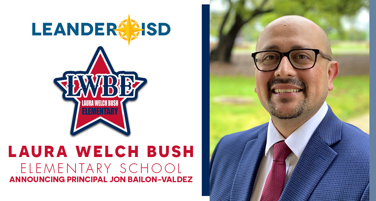 Jon Bailon-Valdez named principal at Laura Welch Bush Elementary