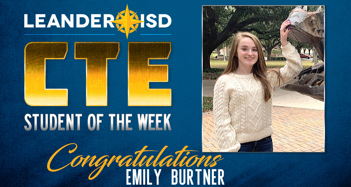 CTE Student of the Week: April 21, 2020
