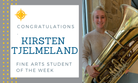 Fine Arts Student of the Week: April 3, 2020