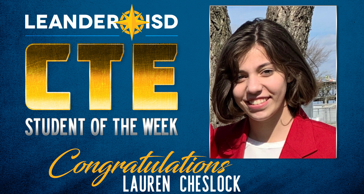 CTE Student of the Week: May 5, 2020