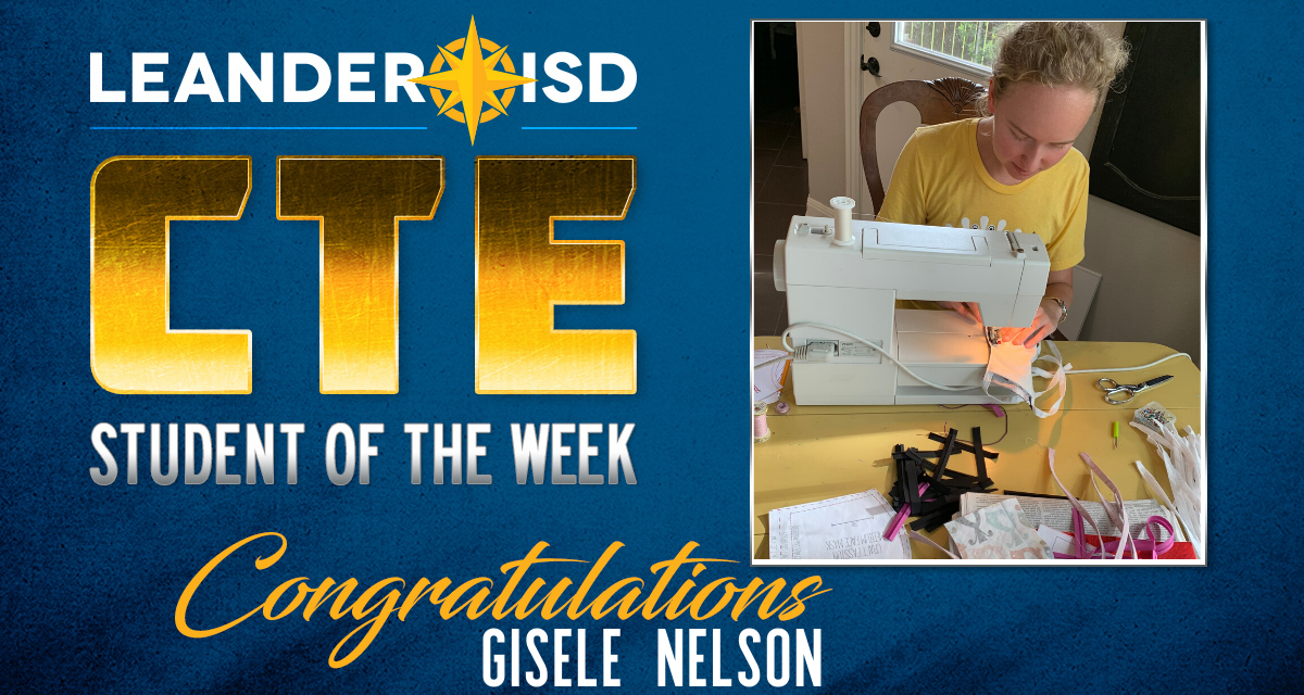 CTE Student of the Week: May 12, 2020