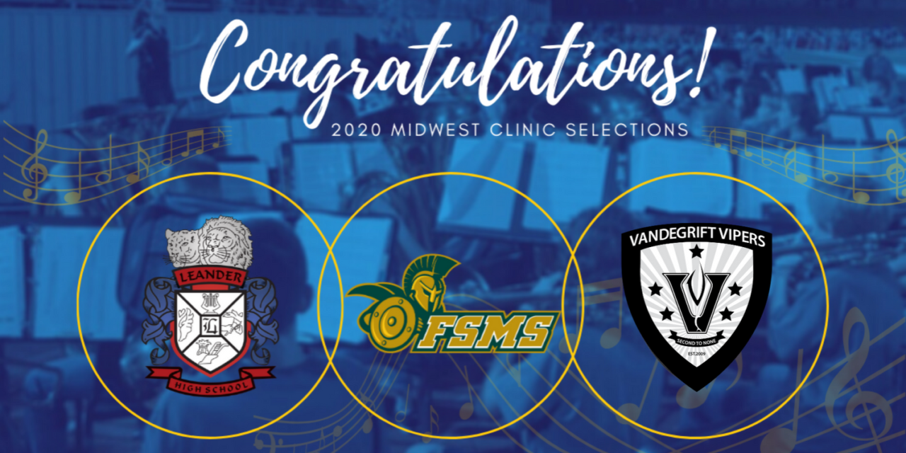 LISD Bands Make History in 2020 Midwest Clinic Selections