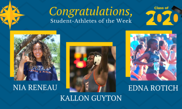 Student-Athletes of the Week: May 26, 2020