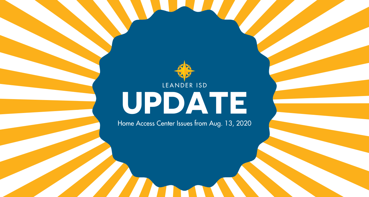 Home Access Center (HAC) issues prevent parents from resetting