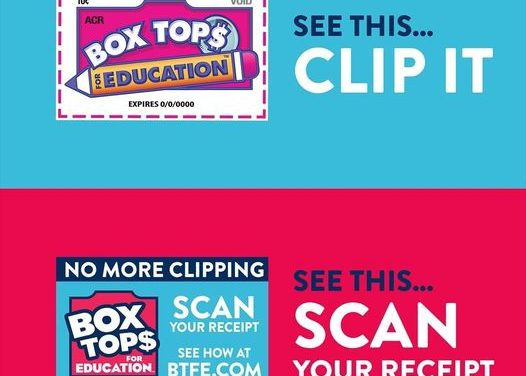 DON’T FORGET TO CLIP YOUR BOX TOPS FOR REAGAN PTA!