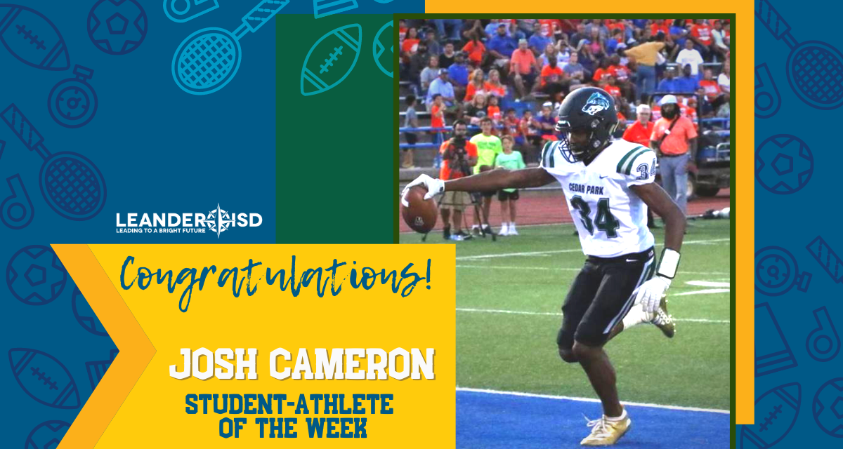 Student-Athlete of the Week: Sept. 21, 2020