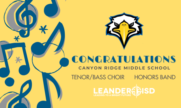 Canyon Ridge Band & Choir selected to perform at state convention