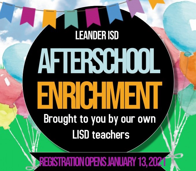 LISD Afterschool Enrichment Coming Soon!