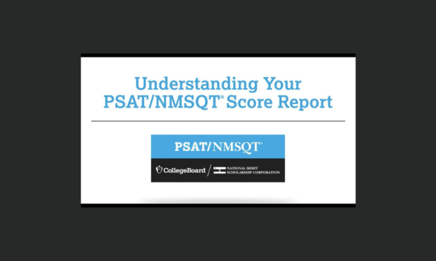 Digging Into PSAT Scores – Links to view slides and recording