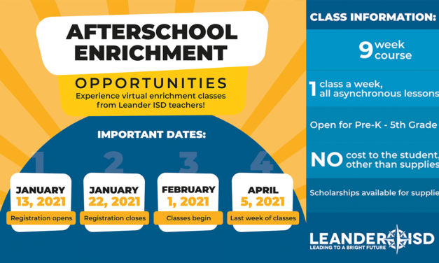 After-School Enrichment registration begins Wednesday