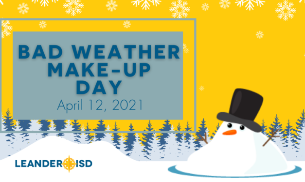 Bad Weather Make-up Day Scheduled for April 12
