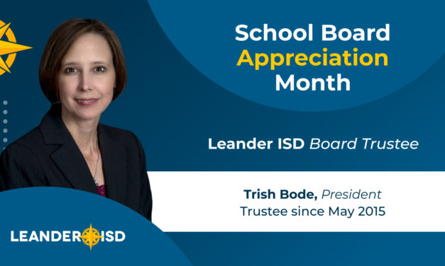 Trustee Bode brings passion to Leander ISD school board