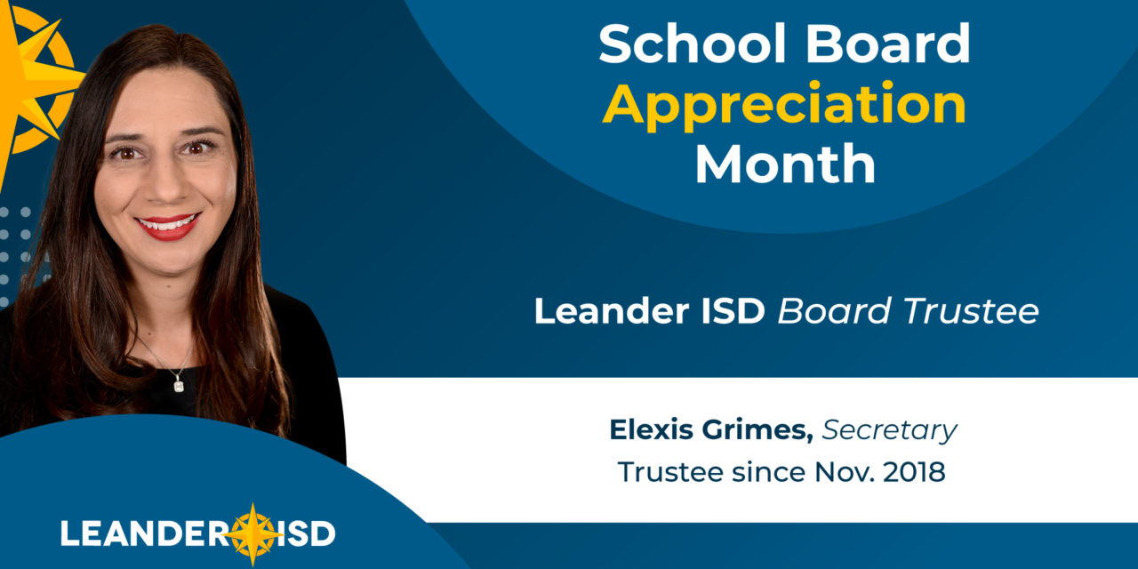 Trustee Grimes gives heart, support on school board