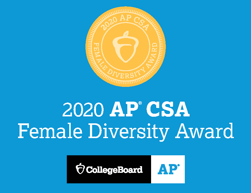 Vista Ridge High School Earns Dual AP® Computer Science Female Diversity Award