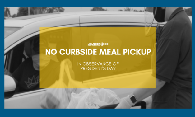 No Curbside Meal PickUp on Friday & Monday