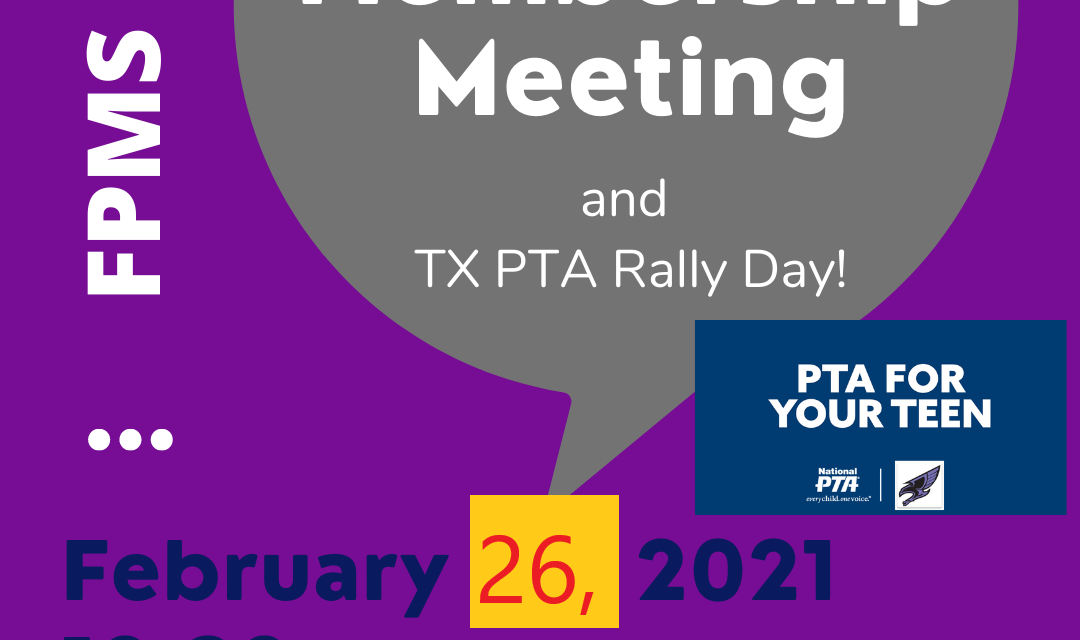 PTA General Membership Meeting