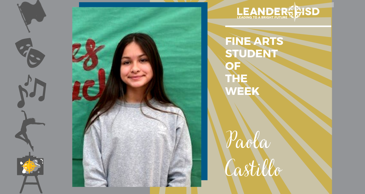 Fine Arts Student of the Week: March 5, 2021
