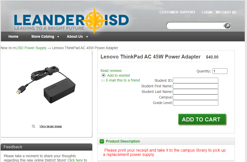 need to replace a power cord?