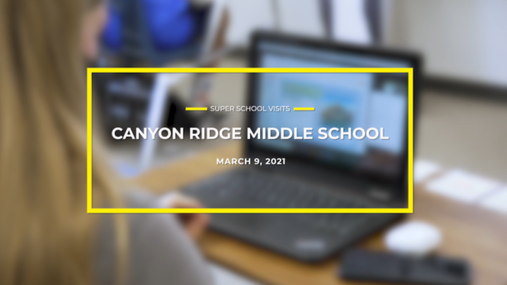 Super School Visit: Canyon Ridge Middle School | Leander ISD News