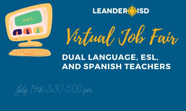 Virtual Job Fair For Dual Language, ESL, and Spanish Teachers, July 14th