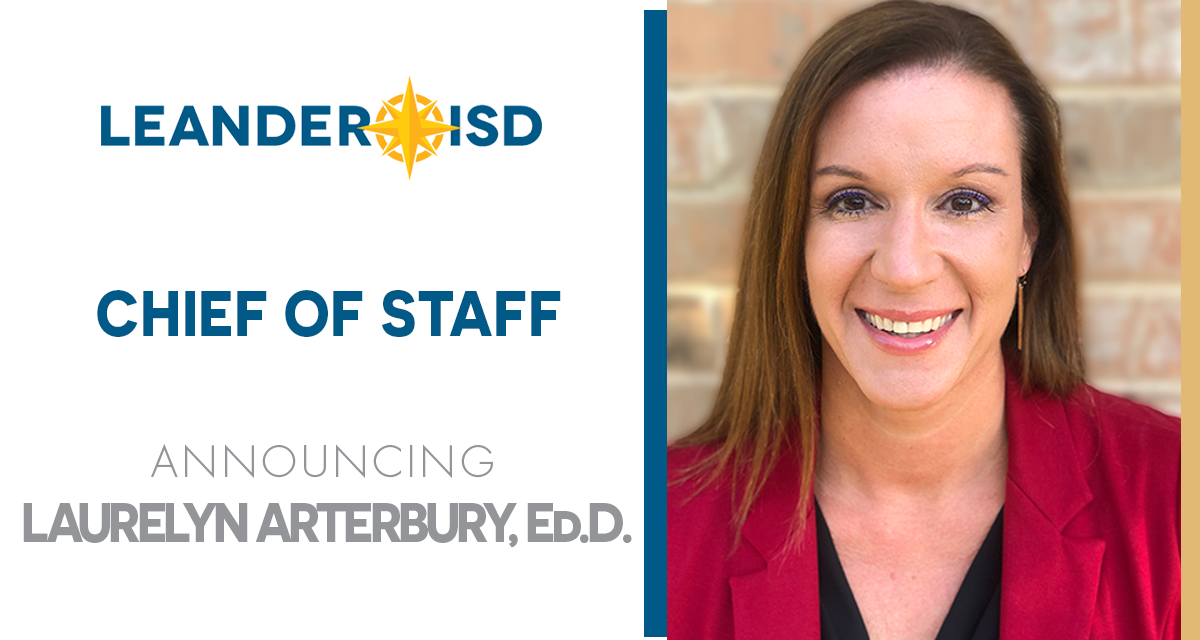 #1LISD Area Superintendent Arterbury Rises to Chief of Staff