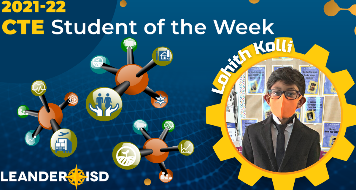 CTE Student of the Week: Sept. 28, 2021