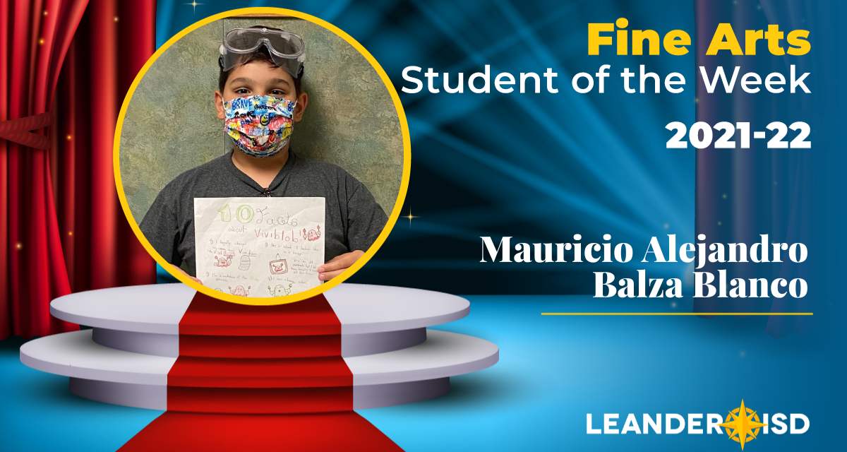 Fine Arts Student of the Week: Oct. 1, 2021