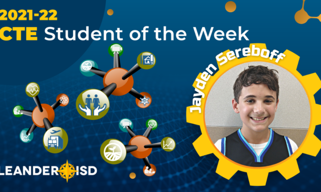 CTE Student of the Week: Oct. 5, 2021